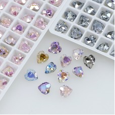 DZ 3025 6.5*6mm rectangle shape effect color crystal fancy stone for nail art